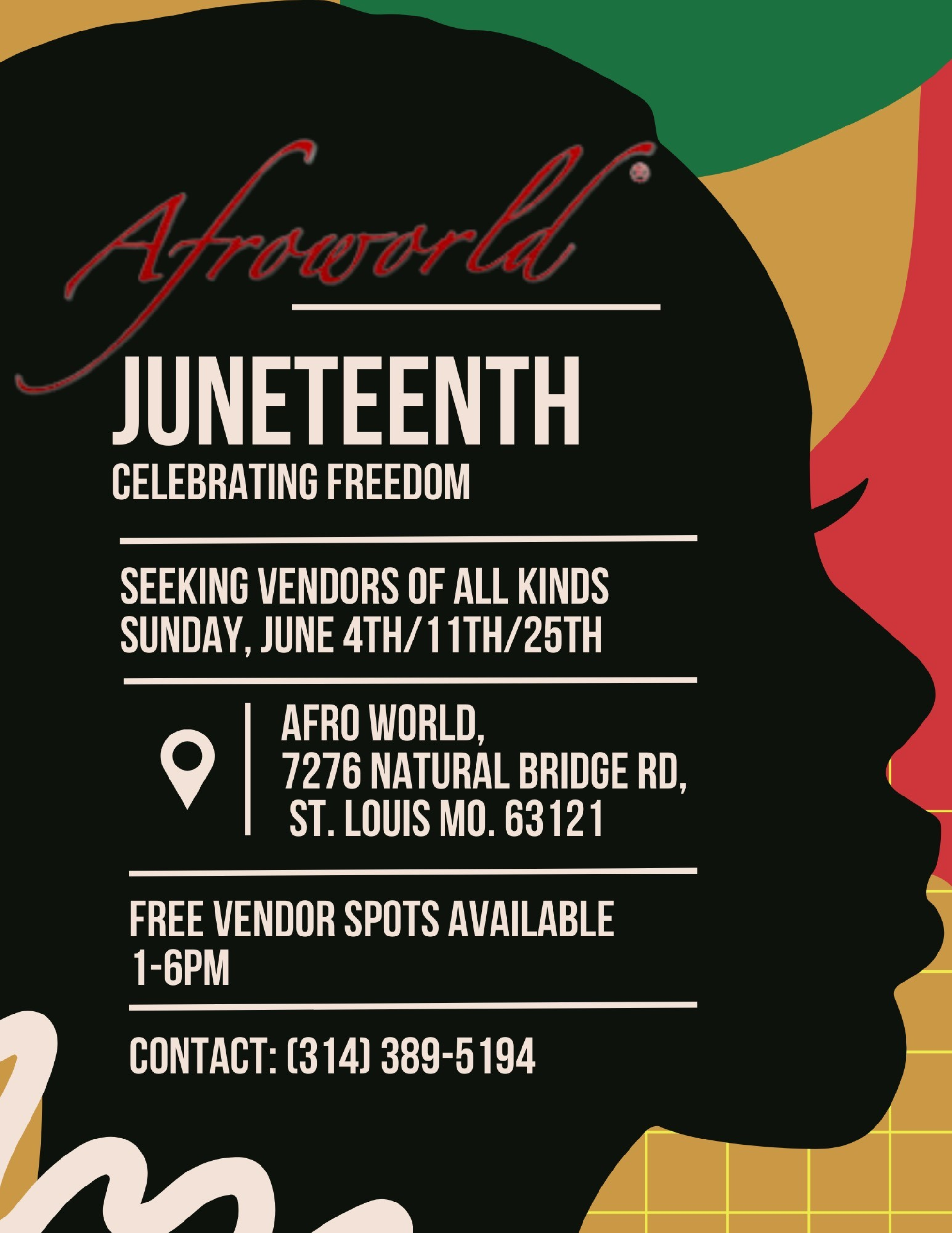 Afroworld Juneteenth Celebrating Freedom